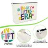 50th Birthday Gifts for Women 1975 Makeup Bag Happy 50 Year Old Birthday Gifts for Her Mom Sister Best Friend Wife Coworker Fifty Cosmetic Bag Presents for Women Turning 50 Travel Cosmetic Pouch view 3