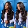 12A Body Wave Bundles with Closure Brazilian Human Hair 4 Bundles with Closure20 22 24 26+18Body Wave 100% Unprocessed Virgin Hair Bundles with 4x4 Lace Closure Free Part Natural Black view 2