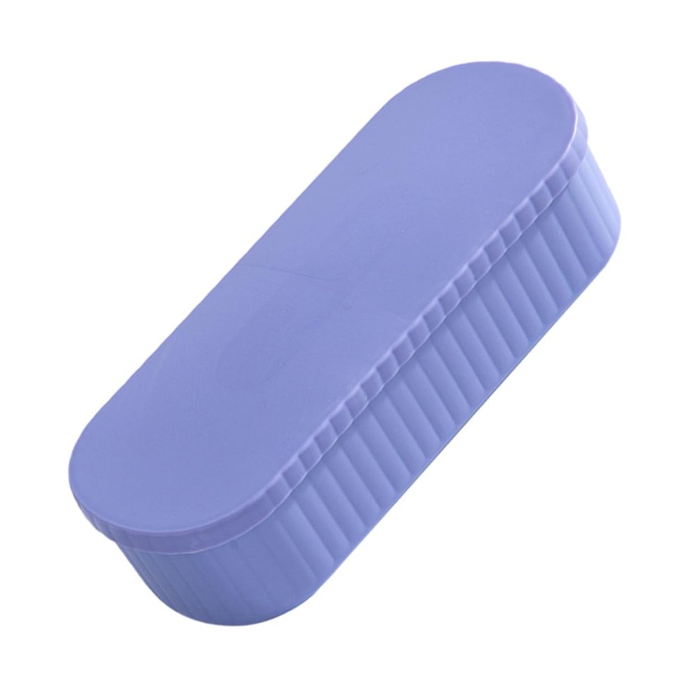 Ipetboom Makeup Brush Cleaner Box Compact Makeup Brush Storage Holder for Travel and Home Use and Drying Holder for Efficient Cleaning and Safe Storage