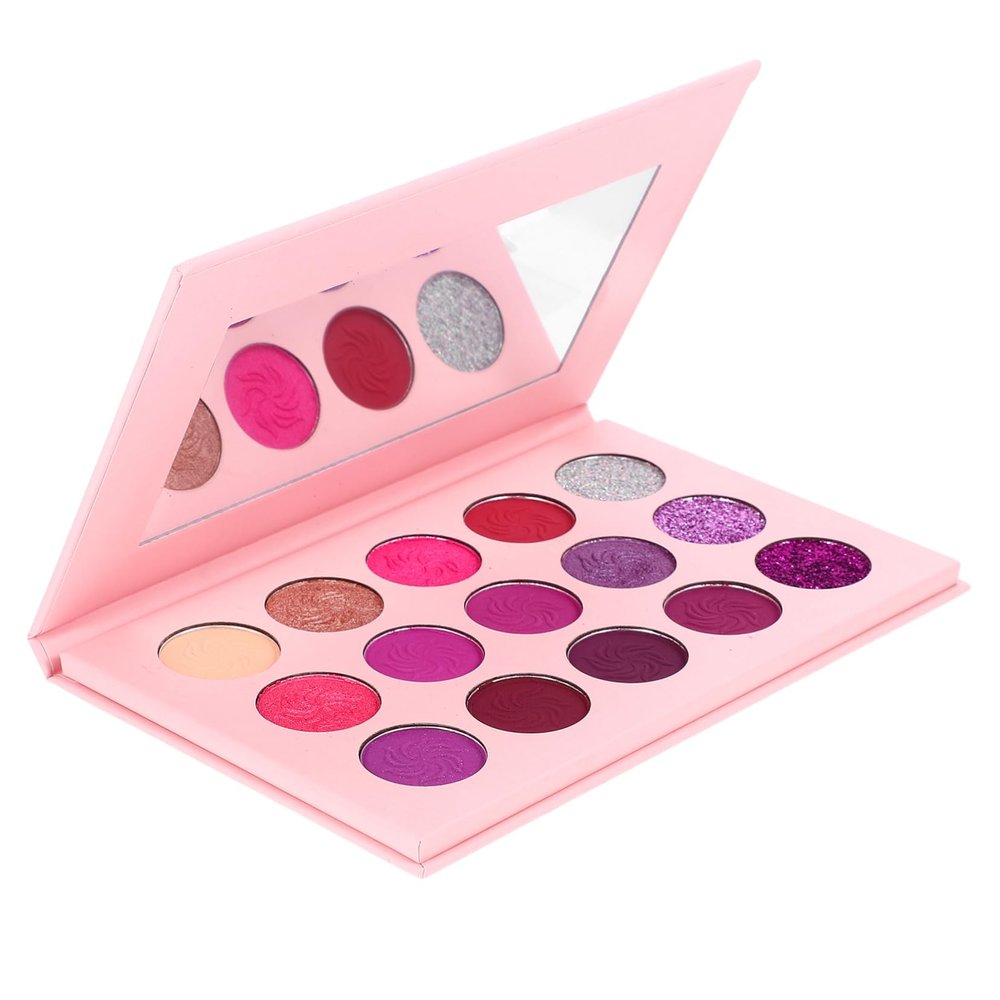 Baluue Eyeshadow Compact Palette Highly Pigmented Shades for Women Girls for Light Makeup Smoky Eyes Smooth Texture for All Skin Tones for Parties