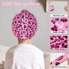 Basumee Microfiber Hair Towel Wrap for Kids 2 Pack Rapid Drying Hair Towel with Button Hair Turbans for Wet Hair Wraps Head Towel Wrap for Women and Girls view 3