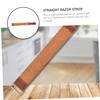 CALLARON Double-Sided Razor Sharpening Strop Tool for Home Use Practical Barber Strop Clips Simple Razor Sharpener Cloth for Hair Removal view 3