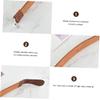CALLARON Double-Sided Razor Sharpening Strop Tool for Home Use Practical Barber Strop Clips Simple Razor Sharpener Cloth for Hair Removal view 4