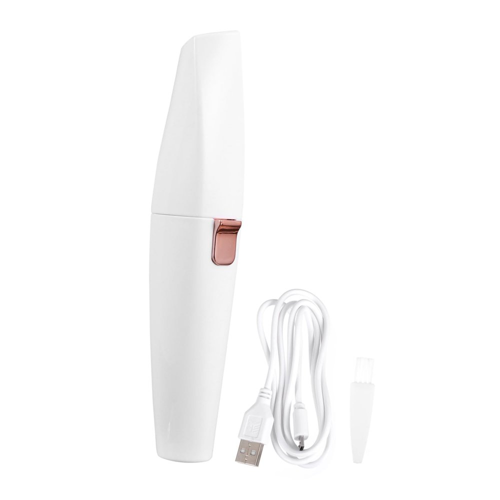 CALLARON 1pc Rechargeable Eyebrow Trimmer Electric Razor for Women Facial Hair Remover