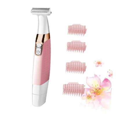FRCOLOR Electric Painless Hair Removal Tool for Women Portable Epilator USB Charging Compact Design for Quick Body Shaving for Travel and Daily Use
