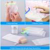 20 Pcs Soap Bag, Colorful Mesh Soap Bag with Drawstring, Thickened Ribbon Foaming Mesh Net Bags Body Cleansing Soaps Bags for Face Washing and Shower view 2