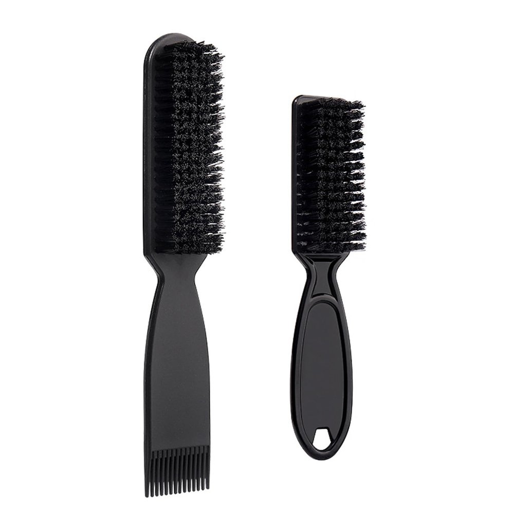 2 Pcs Beard Brush Beard Brush Mustache Brush Shaving Tool Hair Brush Hair Styling Brush For Man