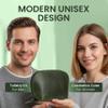 TheAntiq Green Leather Cosmetic Bag - Leather Makeup Pouch, Toiletry Bag for Men & Women, Small Make up Bag, Coin Pouch, Portable Makeup Case for Purse & Travel, Slim, Durable & WaterProof Resistant view 2