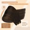 100g 22inch Sunny Hair Beaded Weft Hair Extensions Brown for Women Color 2 and Color 2/6/2 2Packs view 4