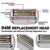 Series 9 Pro 94M Electric Replacement Shaver Head Accessories Shaver Compatible with Braun Series 9 Pro Electric Razors 9290cc, 9291cc, 9370cc, 9376cc, 9293s, 9260s, 9295cc, 9385cc,(Upgraded ver.) view 2