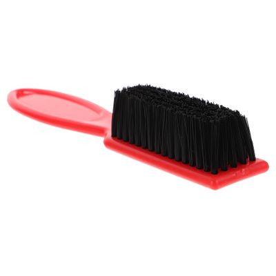 CALLARON Men Beard Brush Vintage Hair Styling and Cleaning Tool Ergonomic Handle for Barbers and Home Use for Detangling and Shaping Beards Compact Design Red