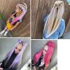 Synthetic 26 Inch Hair Braid Hair Extension Stretched Blonde Twist Hair Bundle T1bpink 26 Inch 1Pcs view 4
