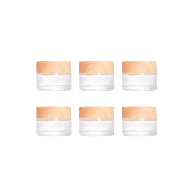 6Pcs 0.53 oz Small Travel Lotion Containers with lids for Creams White