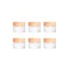 6Pcs 0.53 oz Small Travel Lotion Containers with lids for Creams White view 1