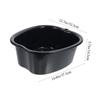 CALLARON 3pcs Foot Bathing Bucket for Home and Outdoor Foot Washing Basin Massage Points Safe and Plastic view 2