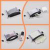 SOFPLATE 5Pcs 3 x 4.5 Inch Mini Mesh Toiletry Bag Mesh Zipper Pouch Cosmetic Case Portable Nylon Makeup Zippered Bag Organizer for Daily Toiletries Purse Beauty Travel Home Office Supplies Black Women view 4
