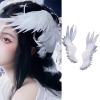 QERPON 1pair Princesses Hairclip Bridesmaid Decorative Side Clip Light Weight Hair Barrettes for Stylish Girls Hair Accessories view 2