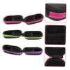 CALLARON 3pcs Essential Oil Pouch Essential Oil Bottle Holder Travel Storage Case Material for Outdoor Use view 2