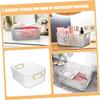 ABOOFAN 2pcs Diamond Pattern Makeup Organizer Box Acrylic Countertop Storage Case for Bathroom and Vanity Multiuse Sundries Holder for Home and Dorm view 4