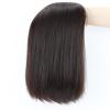 IVGTOP Jewish Topper with High Density Real Virgin European Human Hair Kosher Sheitels for White Women Silk Top Hairpieces Natural Scalp (Natural Black, 6x6, 14inch) view 3