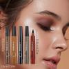 2 Pcs Microblading Eyebrow Contouring Pen, 3D Waterproof Magic Eyebrow Pencil, 4-Tip Microblade Brow Pen Magic Eyebrow Penci Fine-Stroke Long Lasting and Smudge-Proof (5Pcs) view 4