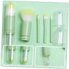 PACKOVE 1set Portable Telescopic Makeup Brush Set Dual- Cosmetic Tool for Powder Eyeshadow and Lip Easy to Clean and Maintain for Daily Use and view 2
