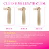 Ve Sunny Clip in Hair Extensions Long Straight Human Hair Clip in Extensions Ombre Real Hair Clips Extensions for Women Dark Brown Ombre Golden Blonde Mix Light Blonde Soft Silky 7pcs 120g 22inch view 3