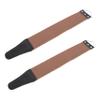 VICASKY 2pcs Leather Knife Cloth for Razor Sharpening Strop Straight Razor Double-sided Sharpening Tool view 1