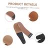 VICASKY 2pcs Leather Knife Cloth for Razor Sharpening Strop Straight Razor Double-sided Sharpening Tool view 4