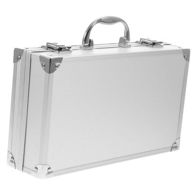 VILLCASE Aluminum Alloy Medicine Storage Case Portable Multi-purpose Carrying Box Protective Sponge Lining Lightweight Design for Tools Medical Supplies and Cosmetics