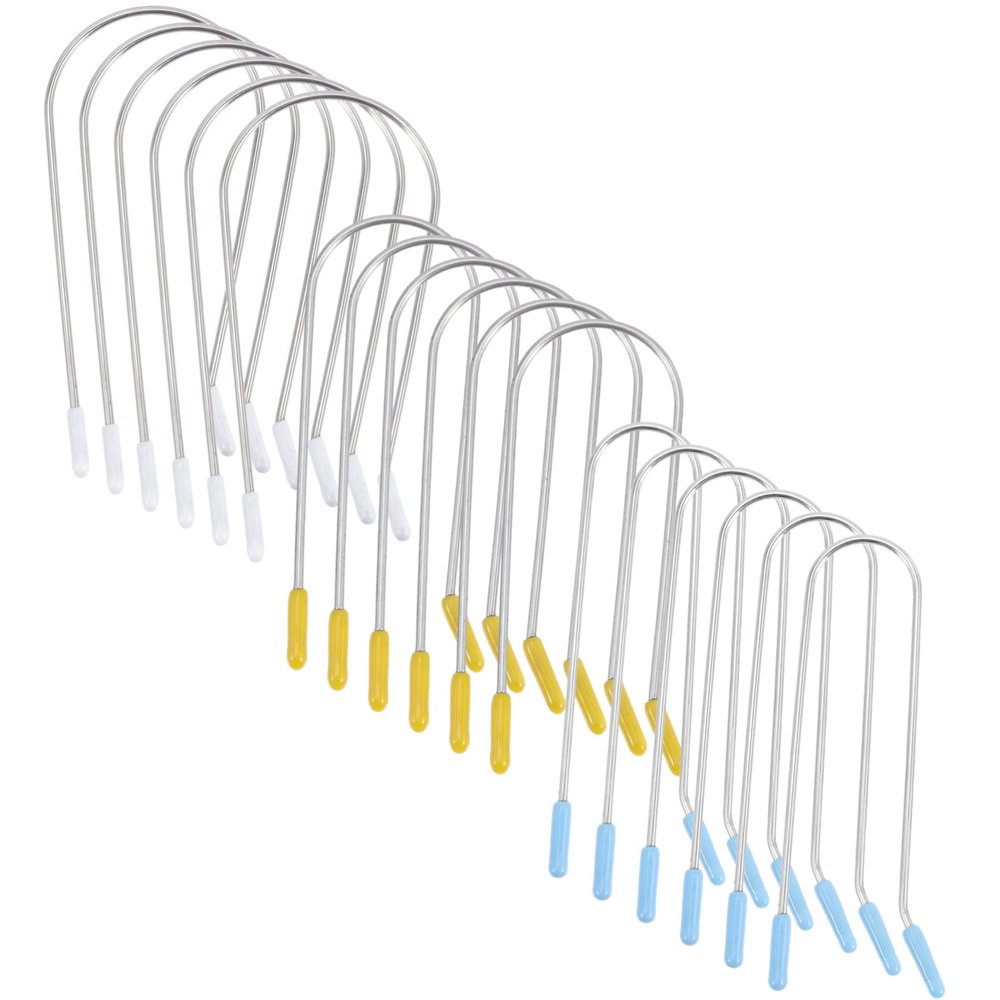 BAZEITFLOW 24pcs Shaped Hot Roller Clips Replacement for Heated Rollers Includes Clips Each Curling Pin for Easy Hairstyling and Perming
