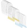 BAZEITFLOW 24pcs Shaped Hot Roller Clips Replacement for Heated Rollers Includes Clips Each Curling Pin for Easy Hairstyling and Perming view 1
