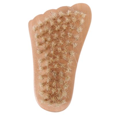 CALLARON Nail Brush Tool Wooden Manicure Tool Fingernail Cleaning Brush Perfect for Nail Dust Removal Hand Foot Care