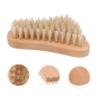 CALLARON Nail Brush Tool Wooden Manicure Tool Fingernail Cleaning Brush Perfect for Nail Dust Removal Hand Foot Care view 4