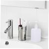 6 Pack 500ml Empty Hand Soap Bottles, White ABS Pump Spray Containers view 3