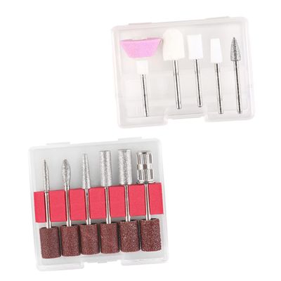 11pcs Nail Drill Bits Set for Nail Reshaping and Home Use