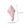 Healvian 3pcs Supple Shower Cap Hair Dry Hat Hair Drying Towel for Dry After Bath view 2