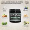 Salt Body Scrub Eucalyptus & Mint For Men Moisturizes, Exfoliates & Nourishes Skin  Cleanses & Detoxifies with Dead Sea Minerals  Dead Sea Collection - 23.28 OZ view 3