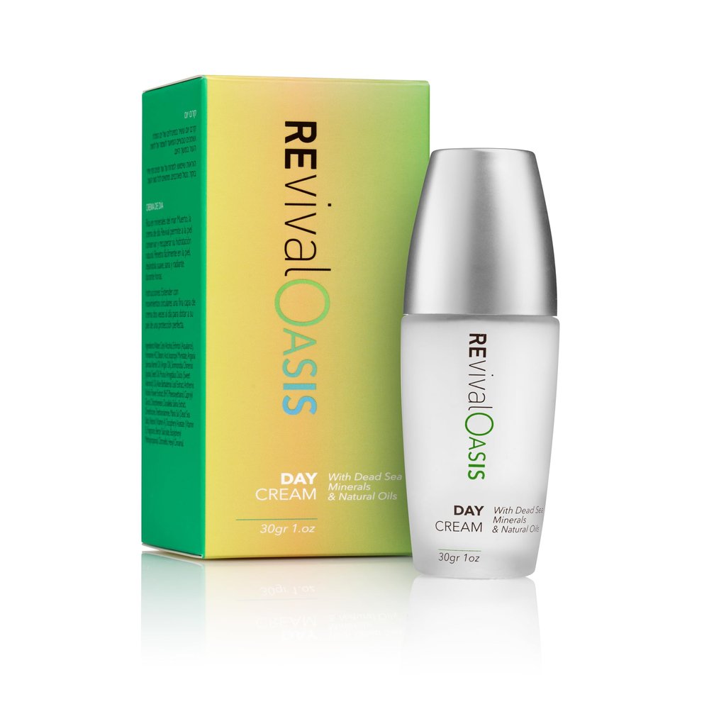 Revival Oasis Day Cream - With Dead Sea Minerals & Argan Oil | Hydrating & Moisturizing with Aqualance | 30 gm/ 1 oz