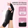 AIRSEE Gloves+ Professional Manicure Pedicure Kit Professional Manicure Pedicure Kit,Cordless 6 in 1 Electric Nail File for feet view 3