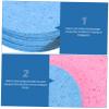 TOVINANNA 30pcs Facial Cleaning Sponge Compressed Cellulose Makeup Puff Soft Exfoliating Face Sponges for Daily Cleansing and Makeup Removal Mix Colors view 4