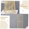 ASAKKURA Hair Extension Rack Wall-mounted Wooden Organizer for Hair Braiding and Quilting Supplies Divider Elegant Design for Home and Salon Use view 2