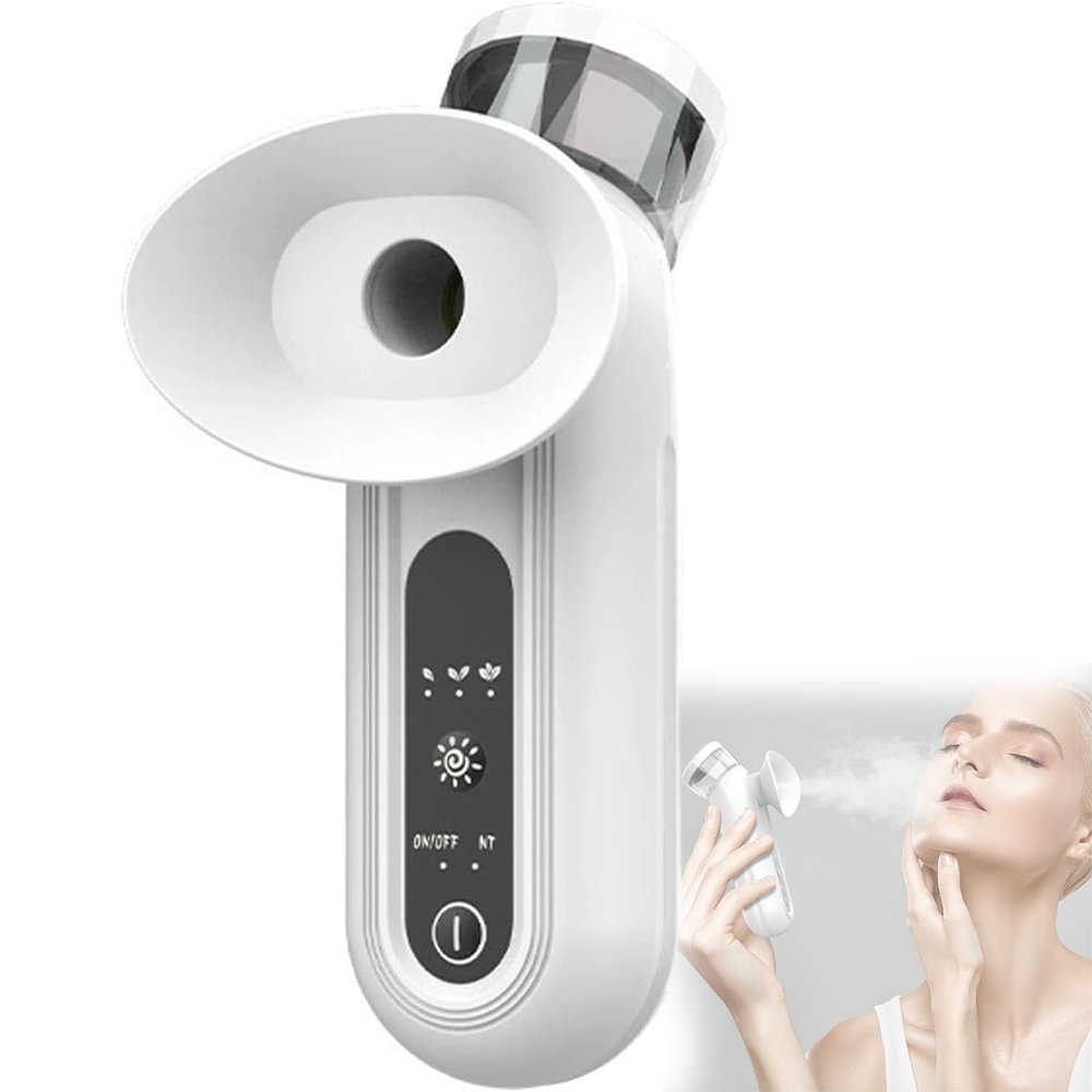 hocvseo Eye Steamer, Nano Eye Mist Steam Sprayer for Relief Dry Eye, 38-42 Constant Temperature, Heated Eye Treatment, Portable Eye Mist Steamer, for Moisturizing Soothing