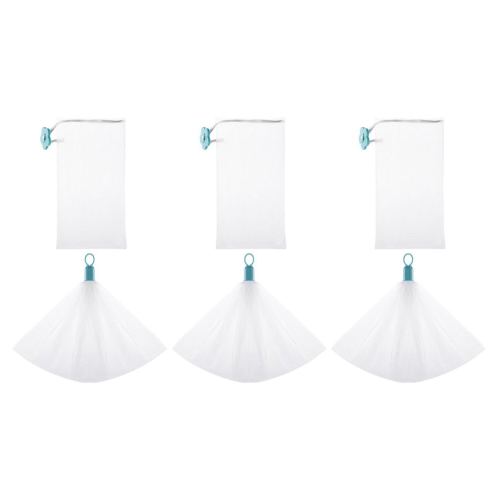 Ipetboom 6Pcs Dense Foaming Net Pouch for Soap Face Wash Shower Includes for Foaming Soap and Exfoliating for Travel