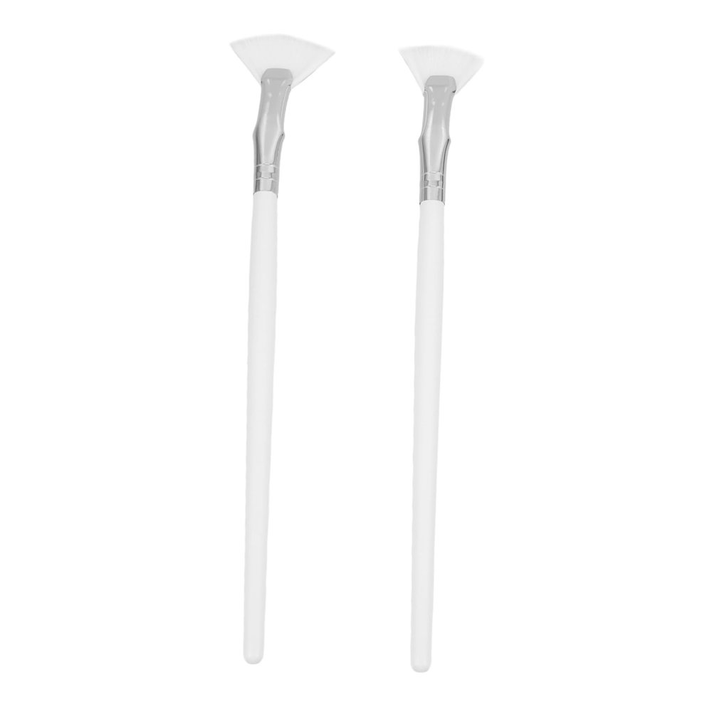 CALLARON 2pcs Eyeshadow Brushes for Makeup Portable Powder Applicators Versatile Eye Shadow and Nose Shadow Tools Elegant Design for Efficient Application