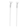CALLARON 2pcs Eyeshadow Brushes for Makeup Portable Powder Applicators Versatile Eye Shadow and Nose Shadow Tools Elegant Design for Efficient Application view 1