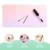 15.7"x23.6" Imitation Leather Makeup mat - Waterproof Non-Slip Vanity Protector, Stylish Cosmetic Organizer Vanity Mat for Dresser, Desk. Beatiful Cosmeticss Desk pad for You. (pinkish purple) view 3
