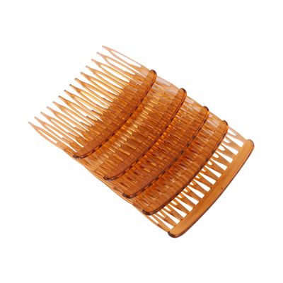WOFASHPURET 15pcs Side Combs Detangling Comb for Wavy Hair Plastic Hair Clip Random Color