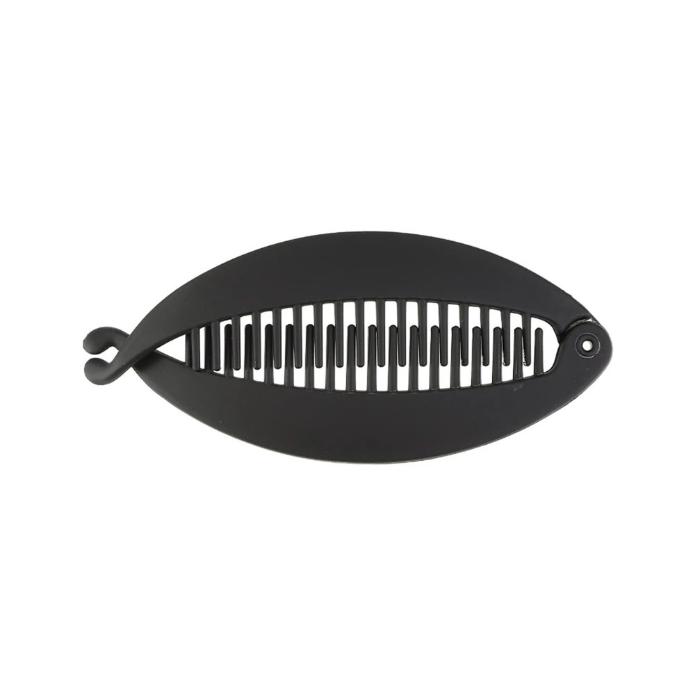 YCMGBH Simple Hair Clip Hair Comb Clamp Grip Slide Fish Banana Hair Claw Clips Hairpins 9.5CM Women Girls Hair Accessories(2389A)