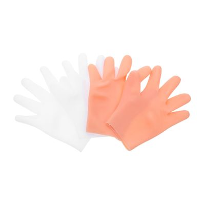 MOTHNUR 2pairs Moisturizing Household Gloves for Dry Hands and Sunscreen Soft Sebs Material for Spa and Home Use